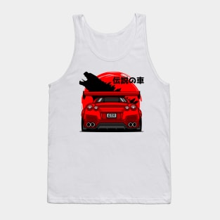 Red GTR R35 Rear Tank Top